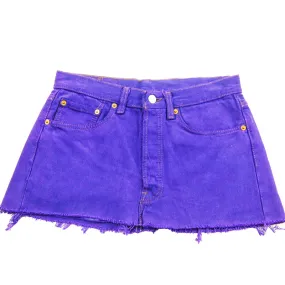 90s Levis Dark Purple Mini Skirt - 6