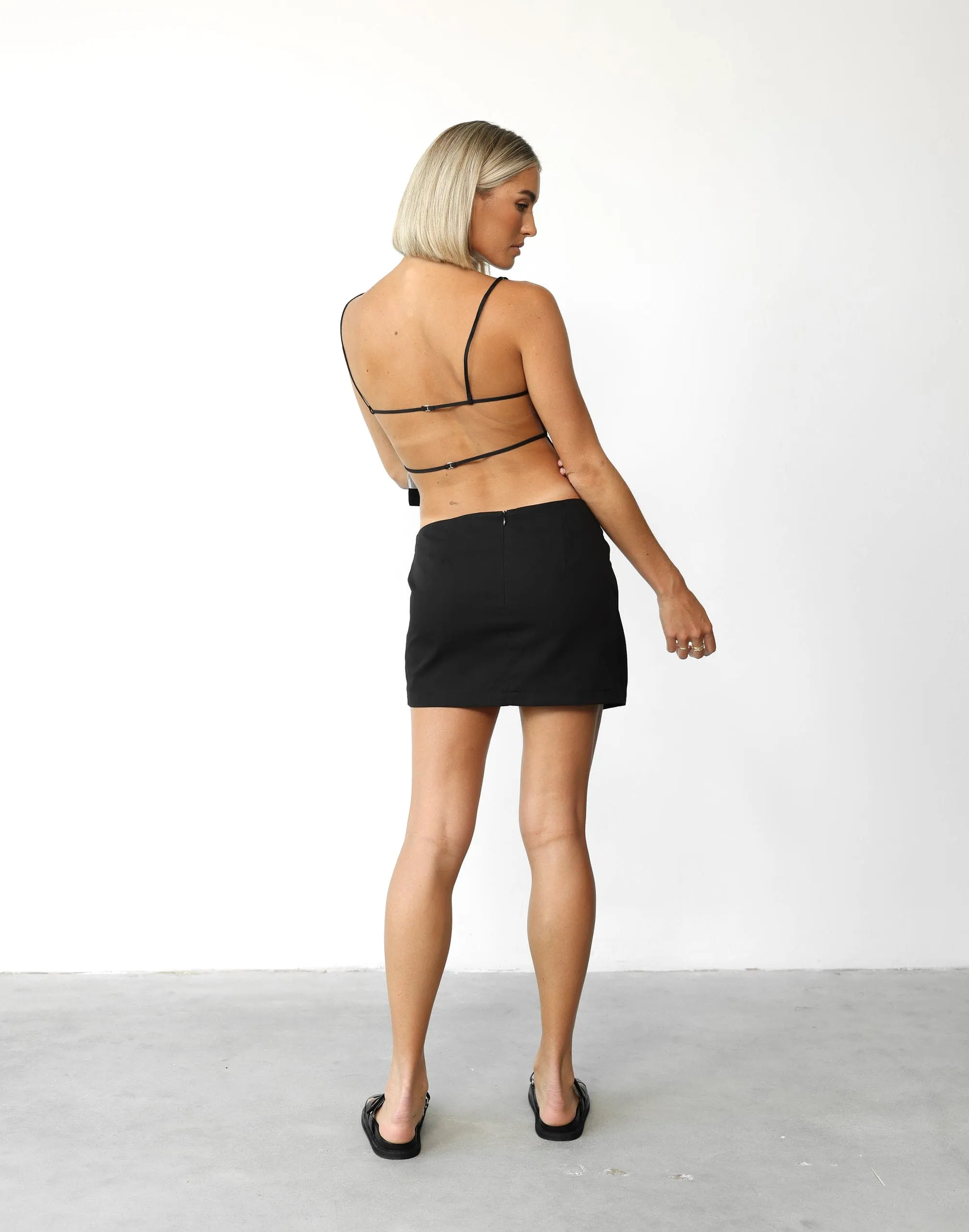 Adeola Mini Skirt (Black)