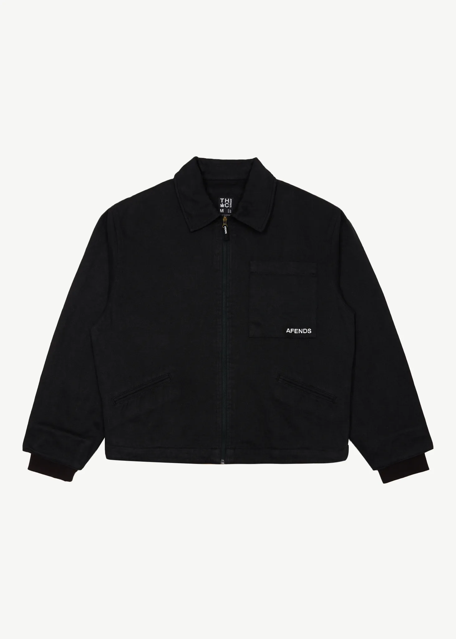 AFENDS Mens Oracle - Carpenter Jacket - Black