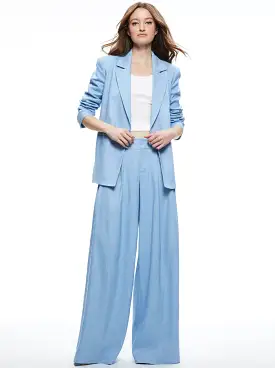 Alice. + Olivia - Scarlet Wide Leg Flare Pant - Chambray