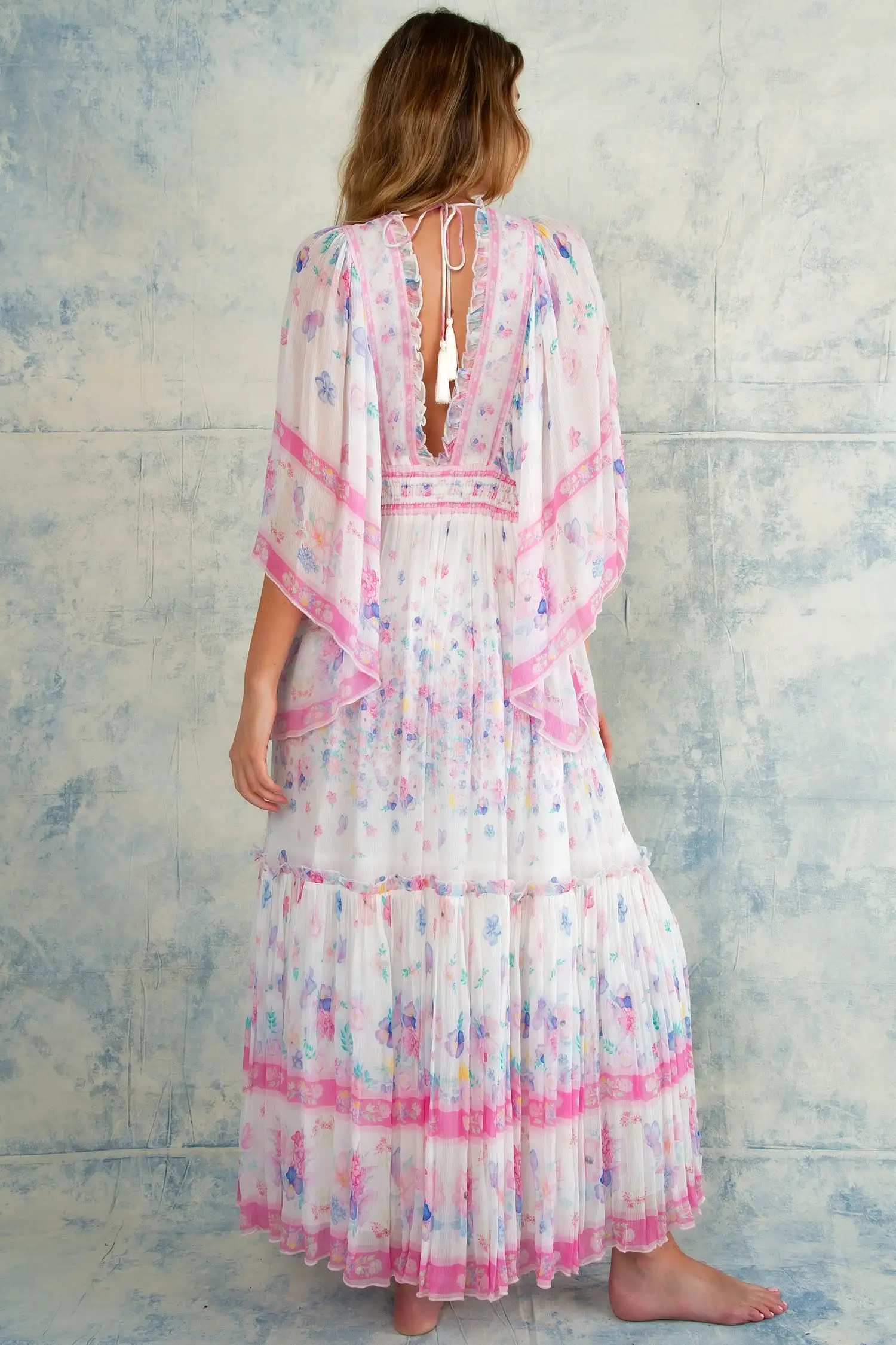 Angel Maxi Dress - Flowerbomb Pink