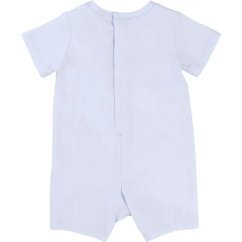 Baby Blue Short Sleeve Bodysuit