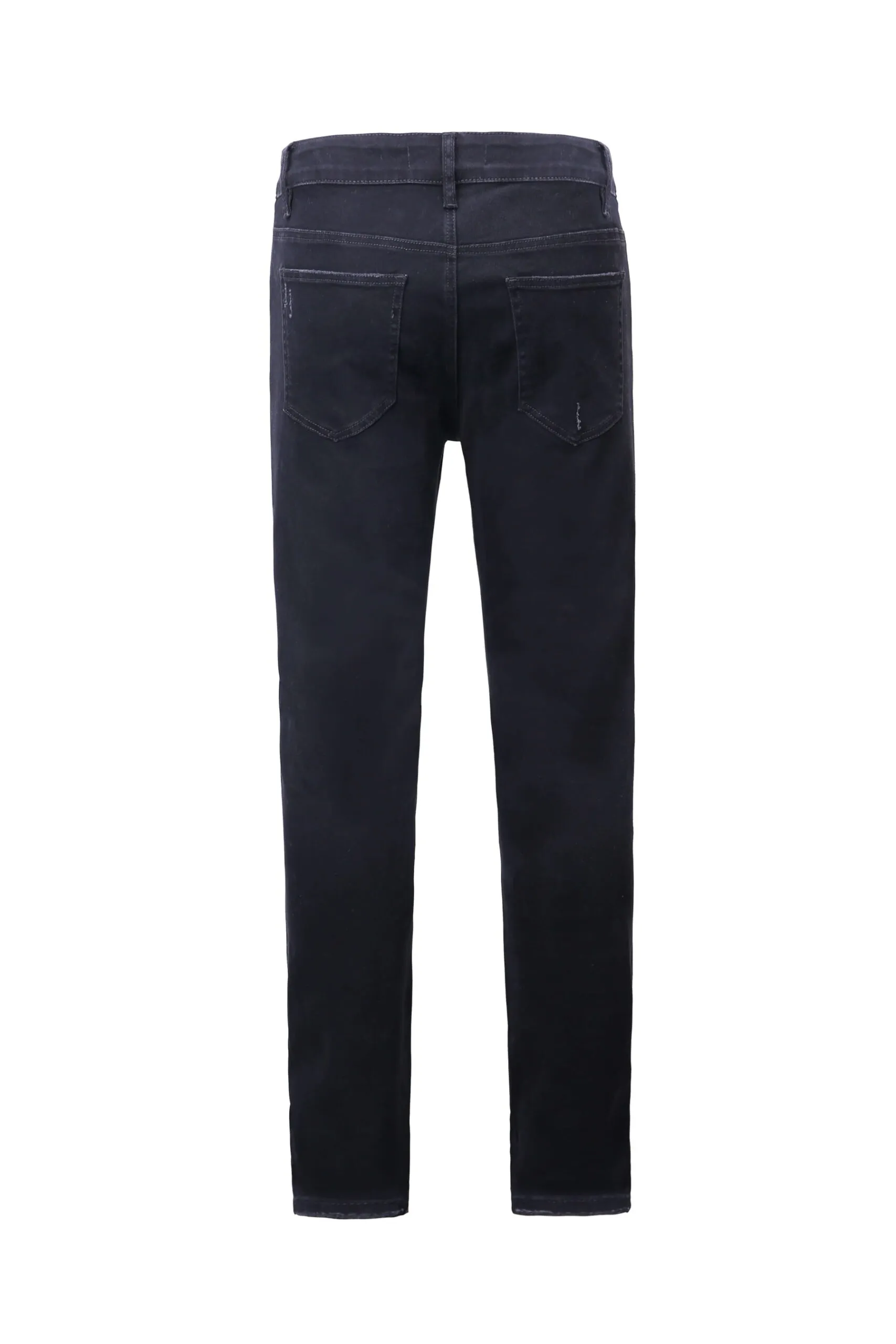 Black Slim-fit Jeans with 2 logos