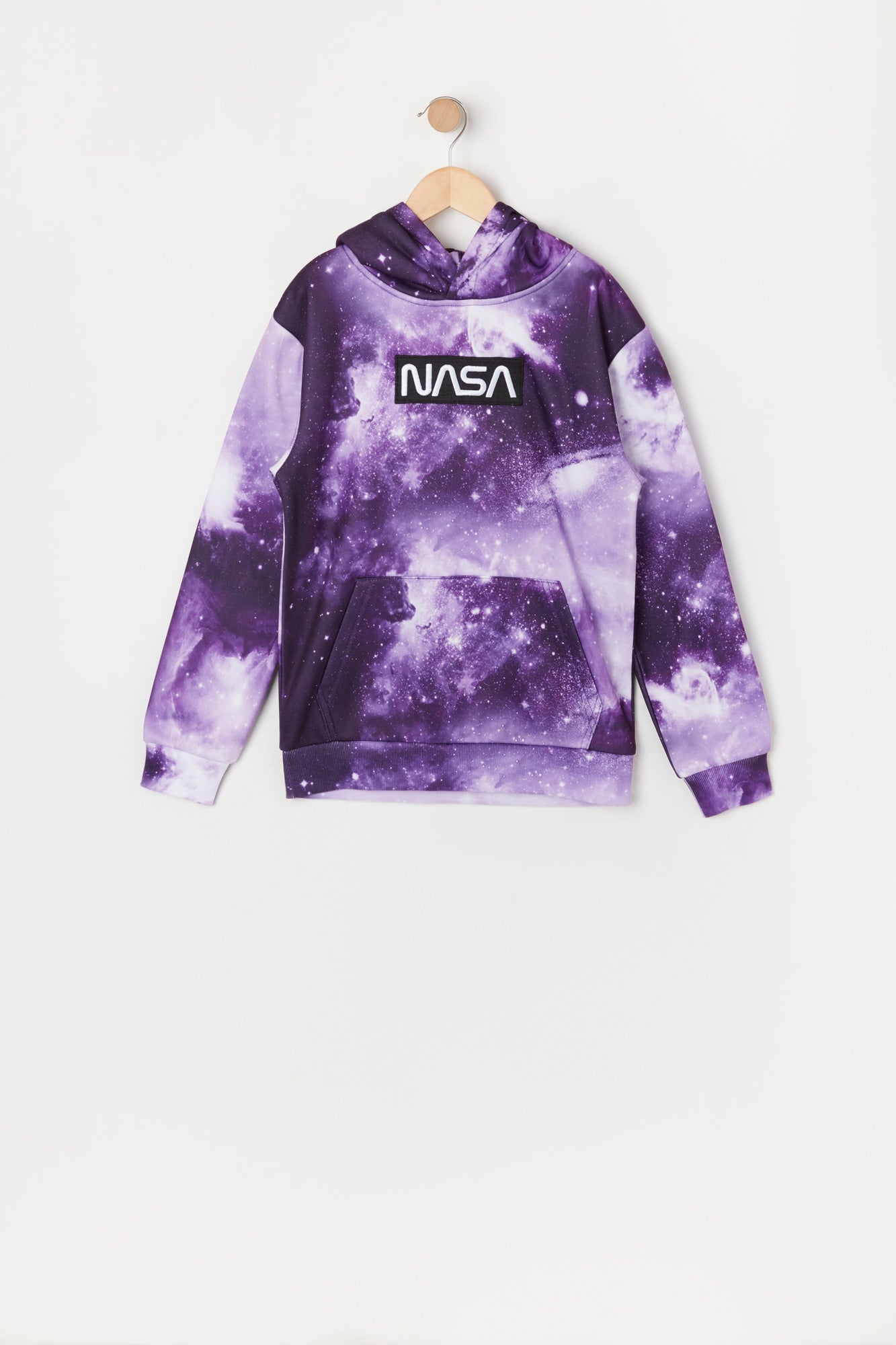 Boys NASA Galaxy Print Hoodie