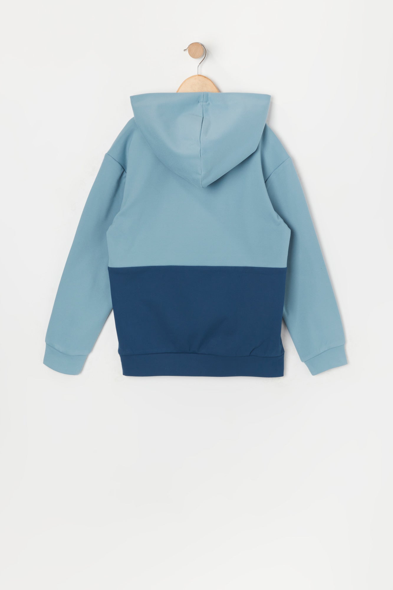 Boys Soft Tech Fleece Colourblock Hoodie