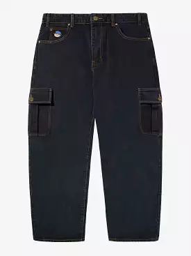 Butter Goods Santosuosso Cargo Denim Jeans - Washed Black