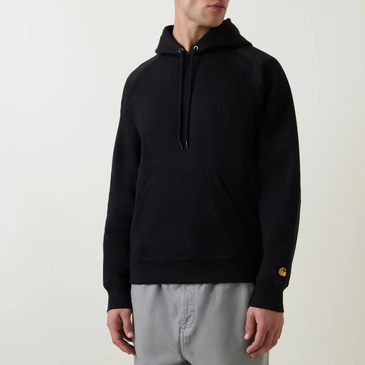 CARHARTT WIP Chase Logo Hoodie - Black