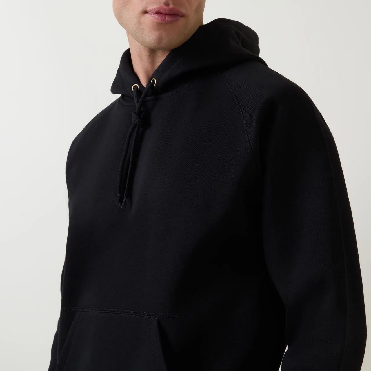 CARHARTT WIP Chase Logo Hoodie - Black