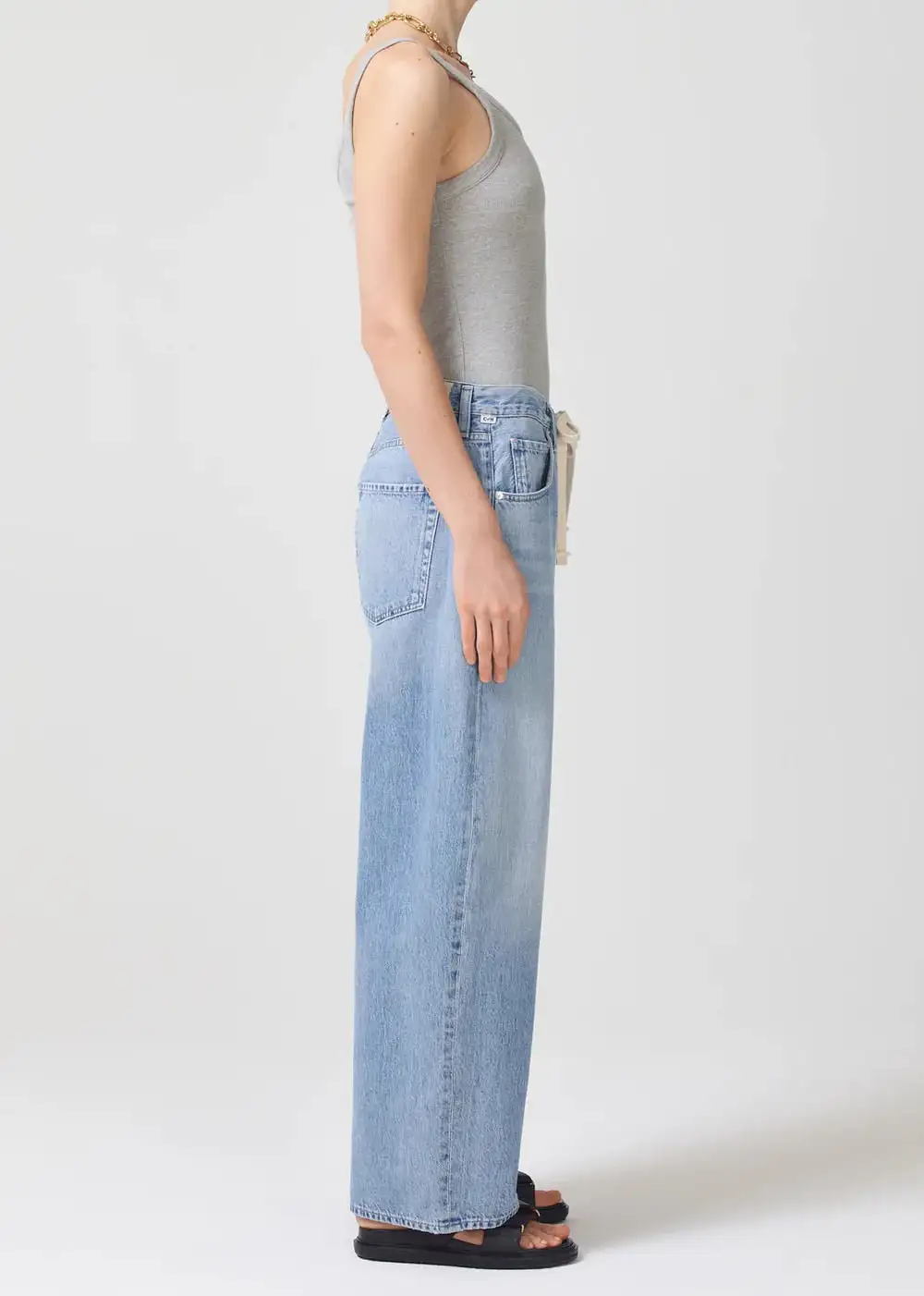 Citizens of Humanity - Brynn Drawstring Trouser - Blue Lace