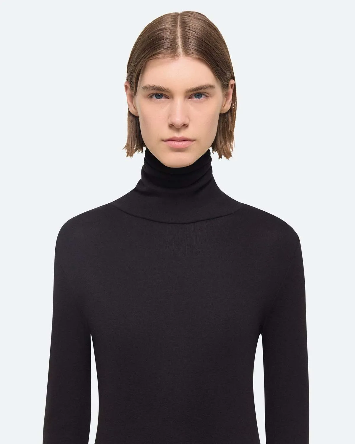 Cotton Turtleneck - Black