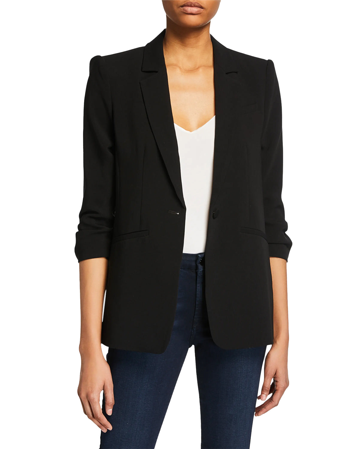 Crepe Khloe Blazer (Black)