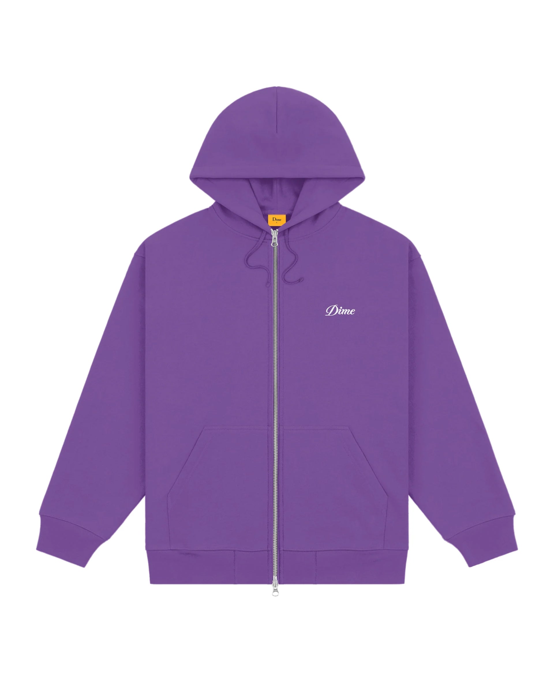 Cursive Zip-Up Hoodie