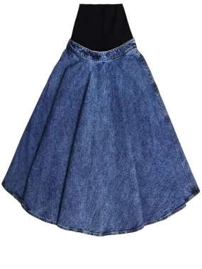 DENIM MIDI SKIRT