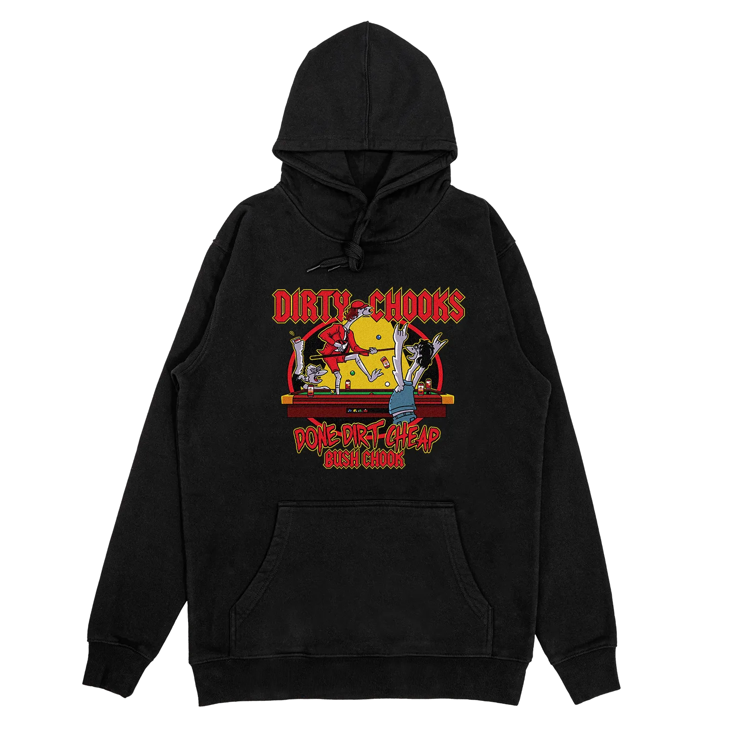 Dirty Chooks Hoodie Black