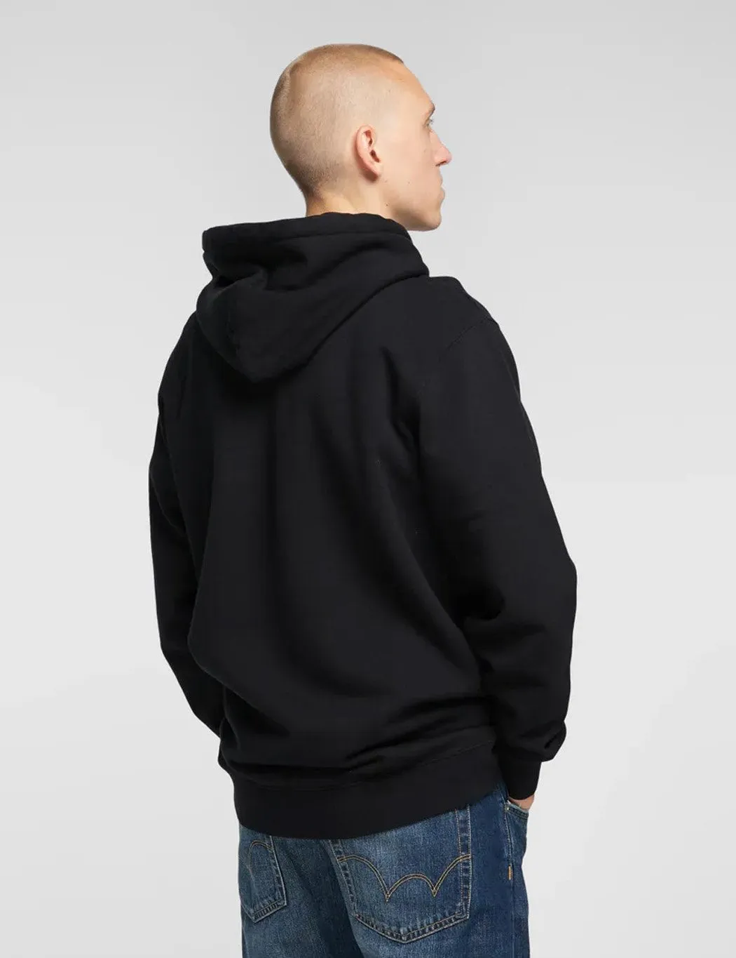 Edwin Sunset on MT Fuji Hoodie - Black