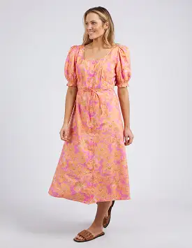 Elm Fuchsia Floral Dress - Fuchsia Floral Print