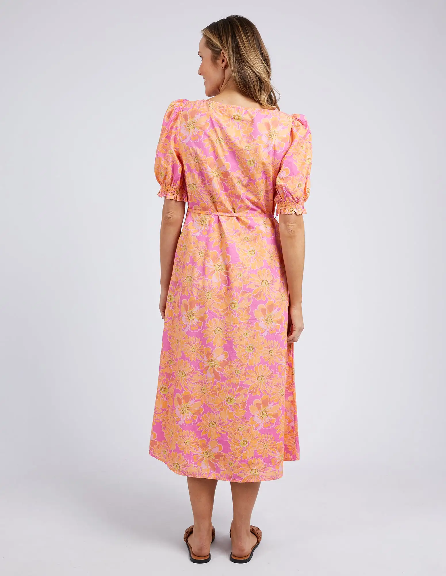 Elm Fuchsia Floral Dress - Fuchsia Floral Print