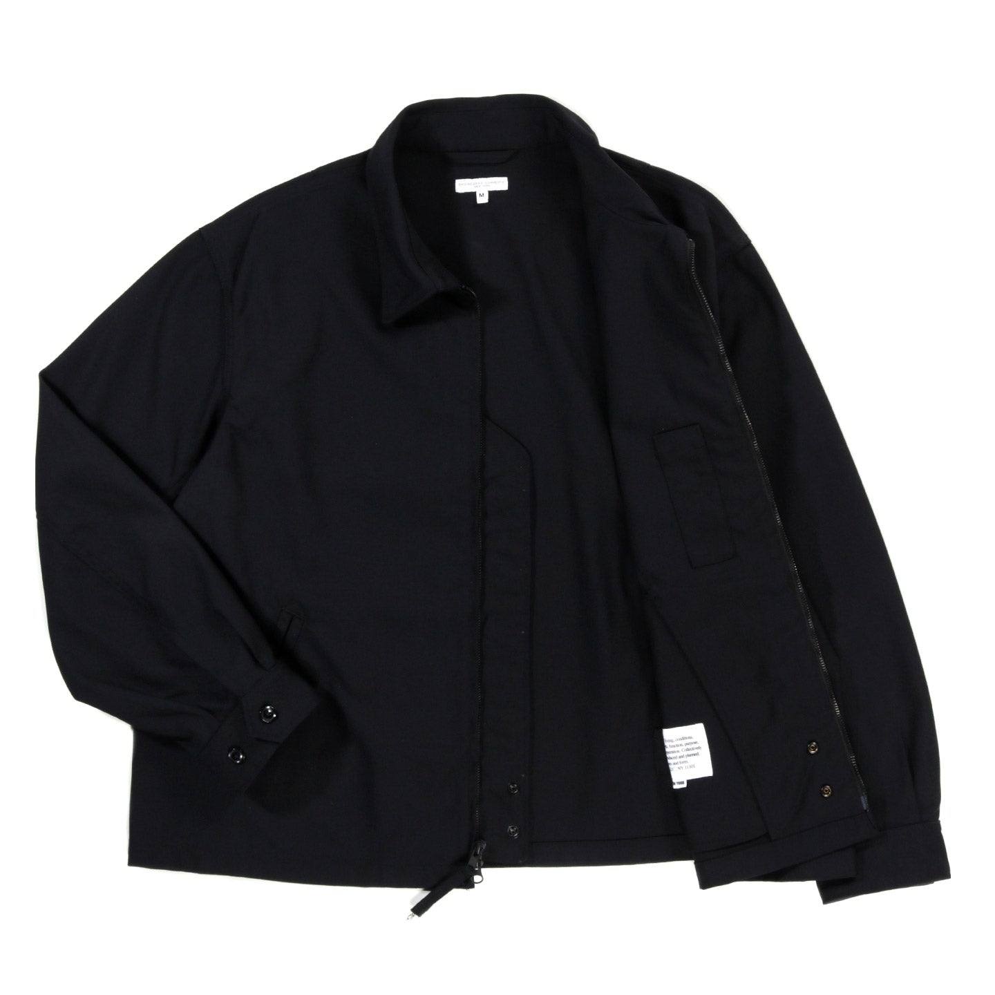 ENGINEERED GARMENTS CLAIGTON JACKET DK NAVY PC HOPSACK