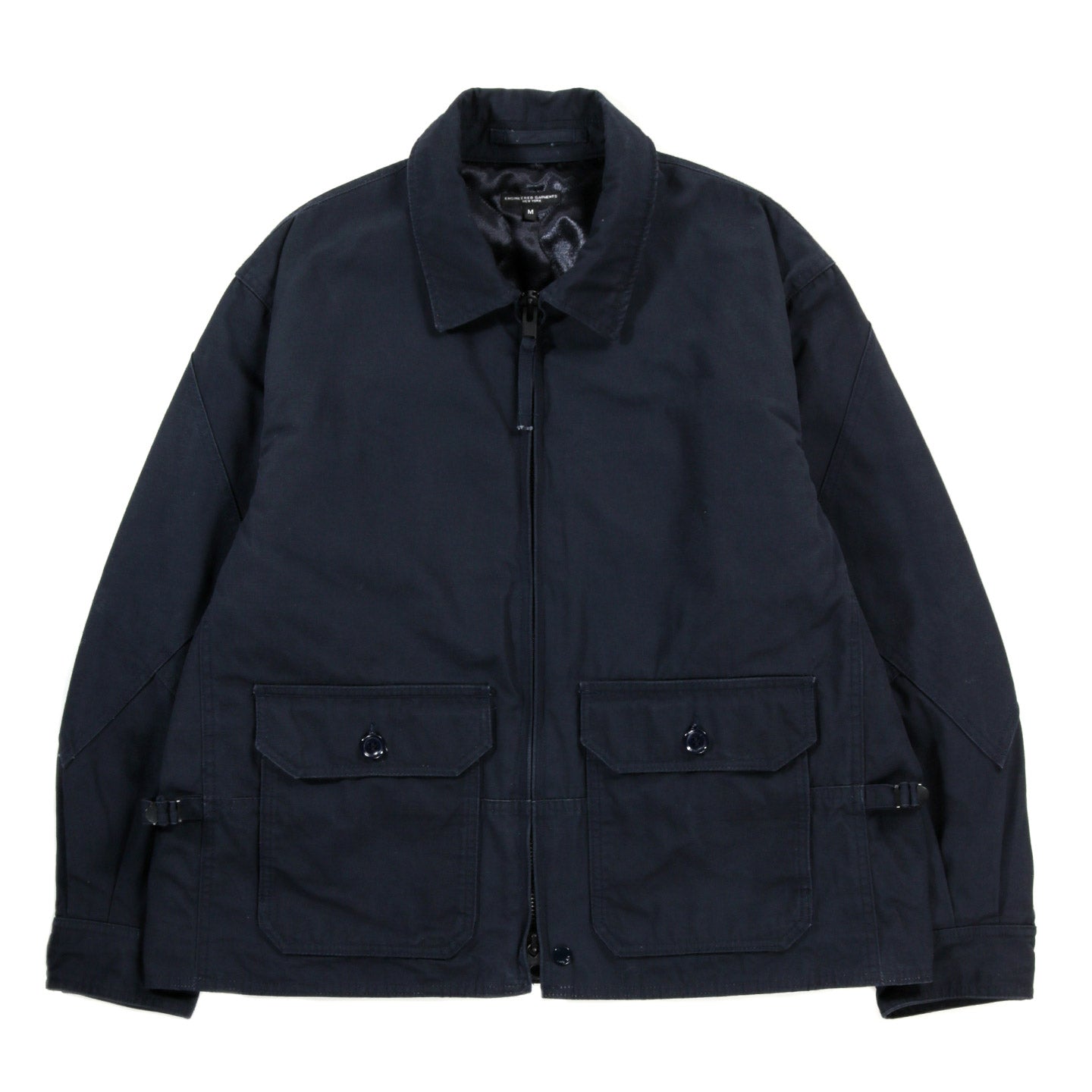 ENGINEERED GARMENTS G8 JACKET DARK NAVY HEAVYWEIGHT COTTON RIPSTOP