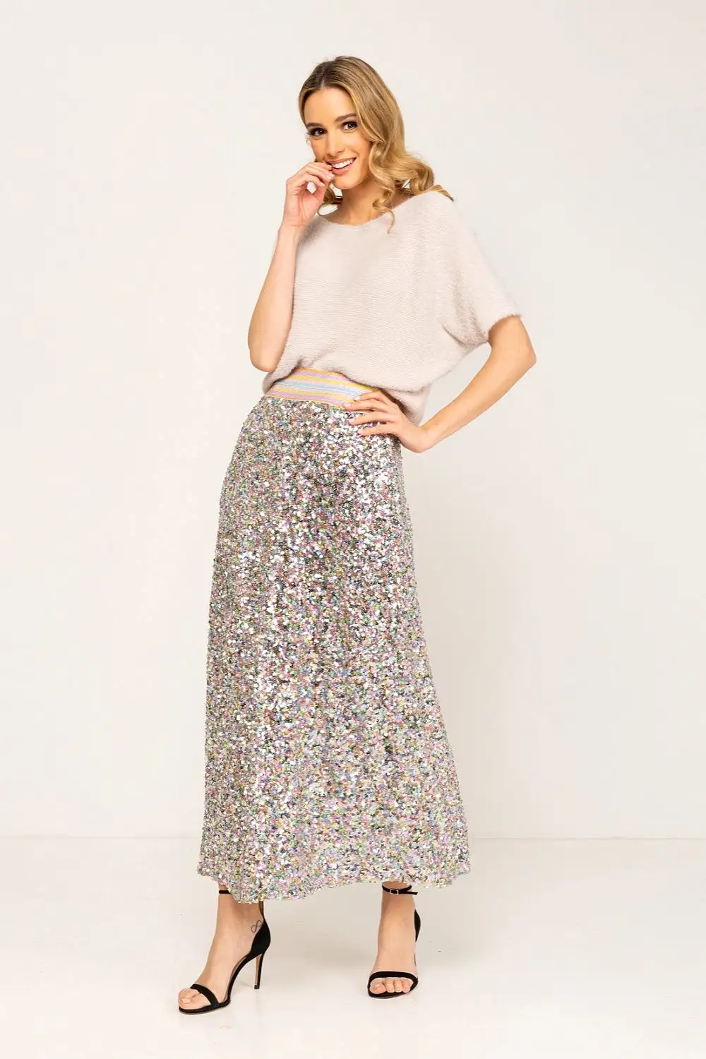 FABULOSA MIDI SKIRT SORBET