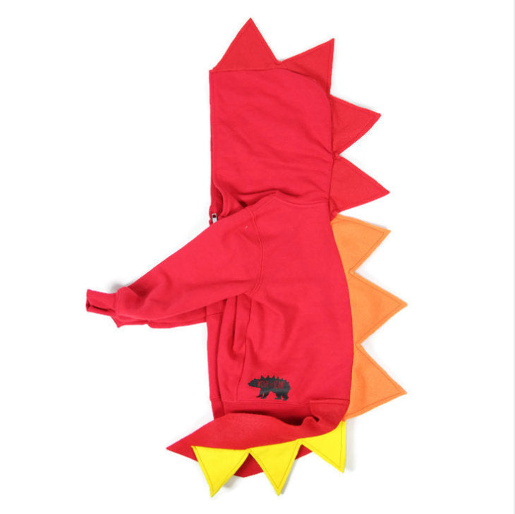 Fire Dragon Hoodie With Tail