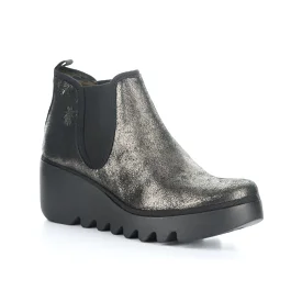 Fly London Women's Byne Wedge Boot - Graphite Cool