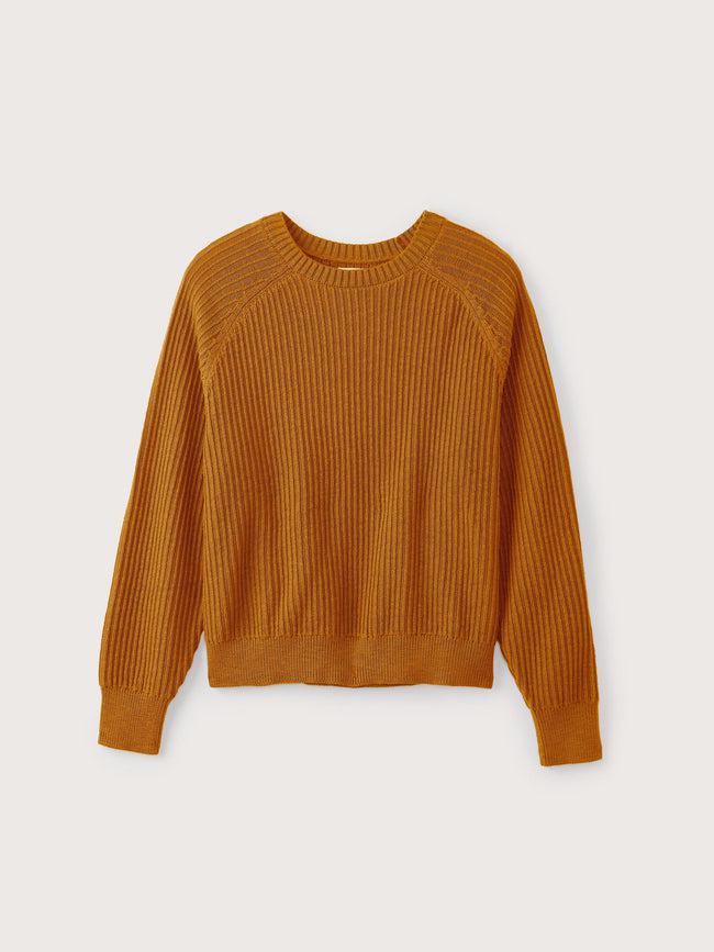 Frank And Oak Crewneck Sweater In Buckthorn Brown