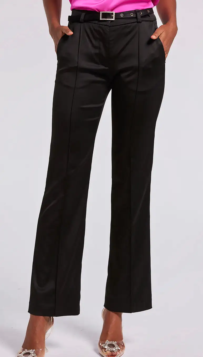 Generation Love - Percy Satin Pant - Black