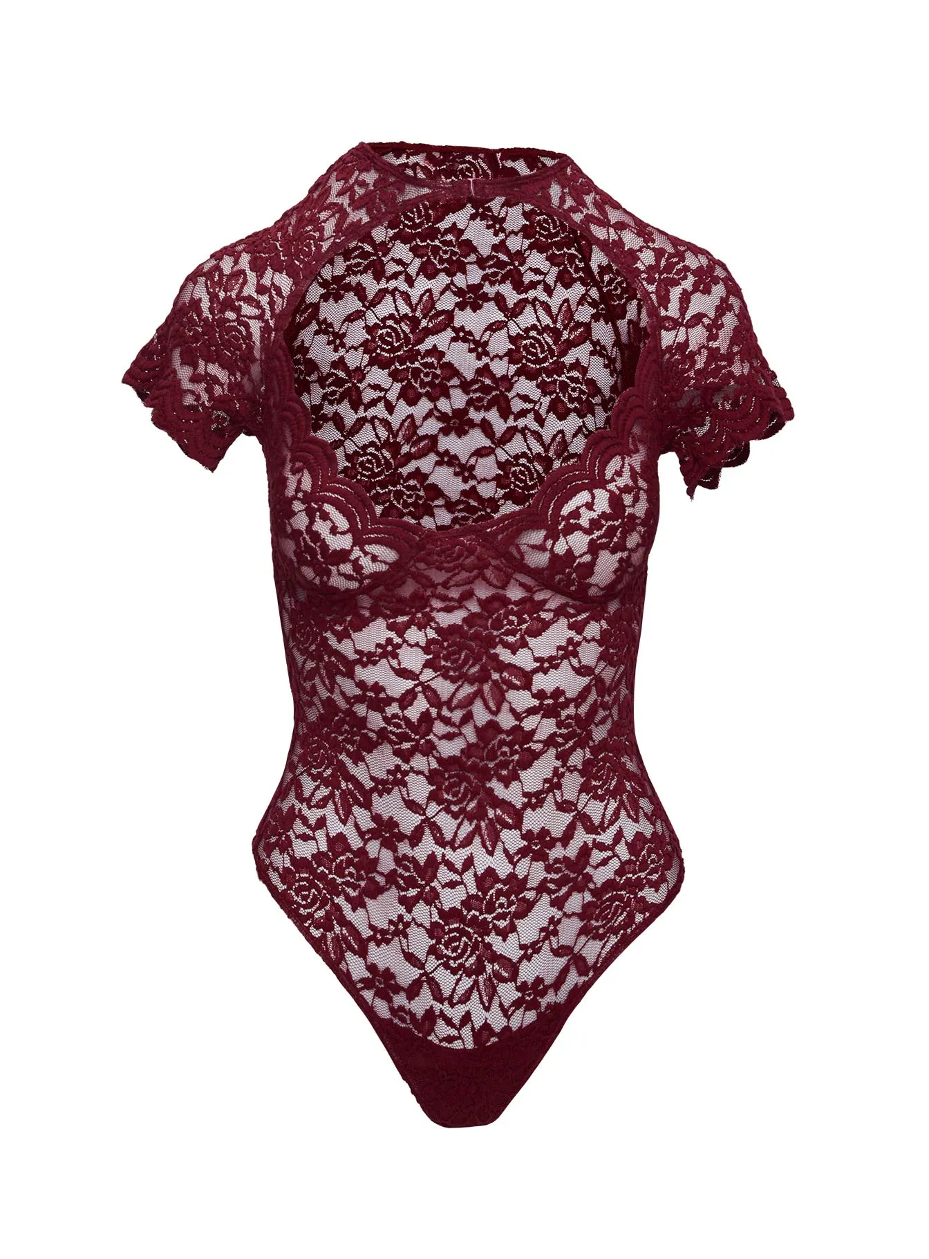 Giallo Bodysuit Burgundy