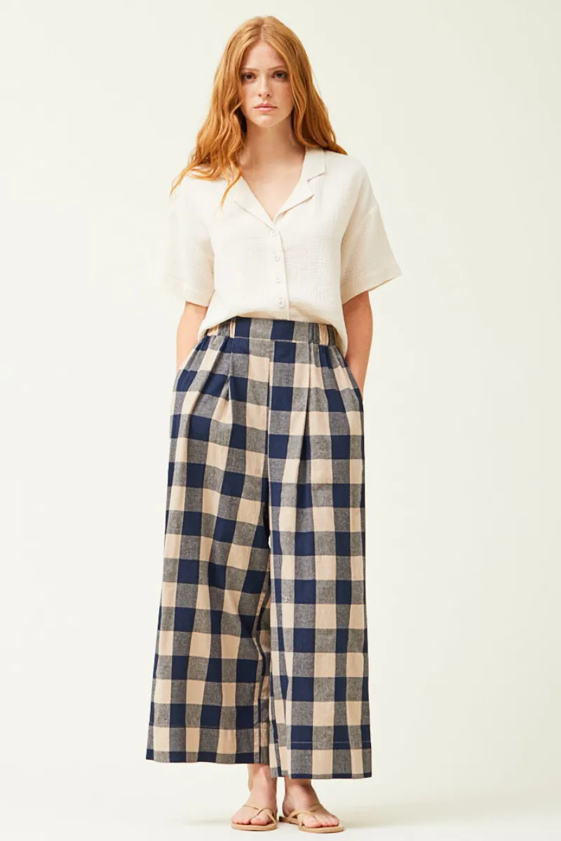 Gingham Lantern Pant