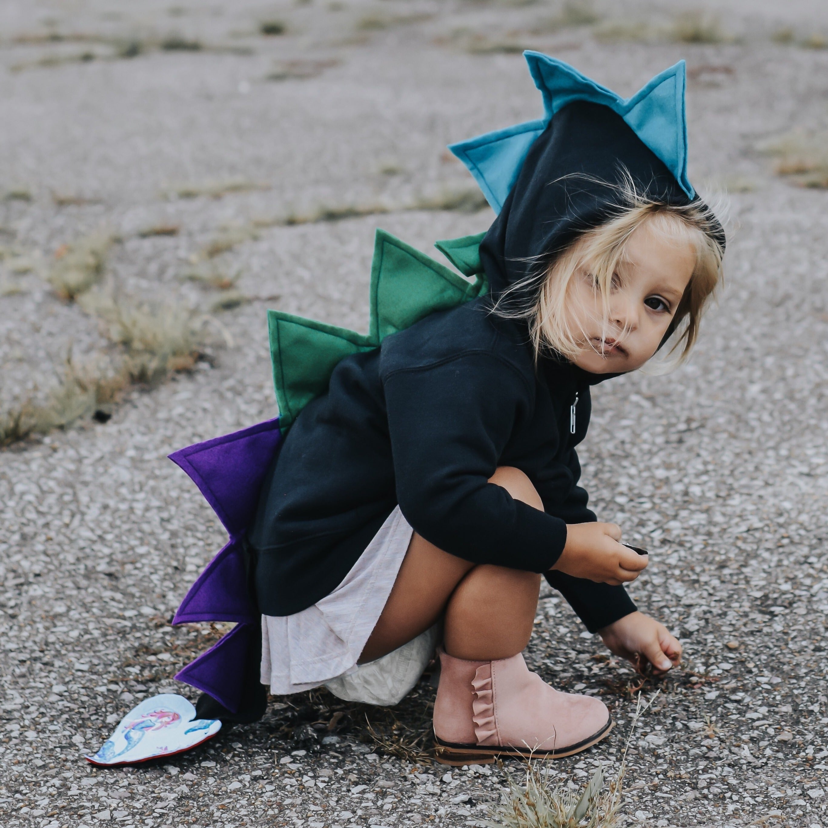 Girls Magical Mermaid Dragon Hoodie