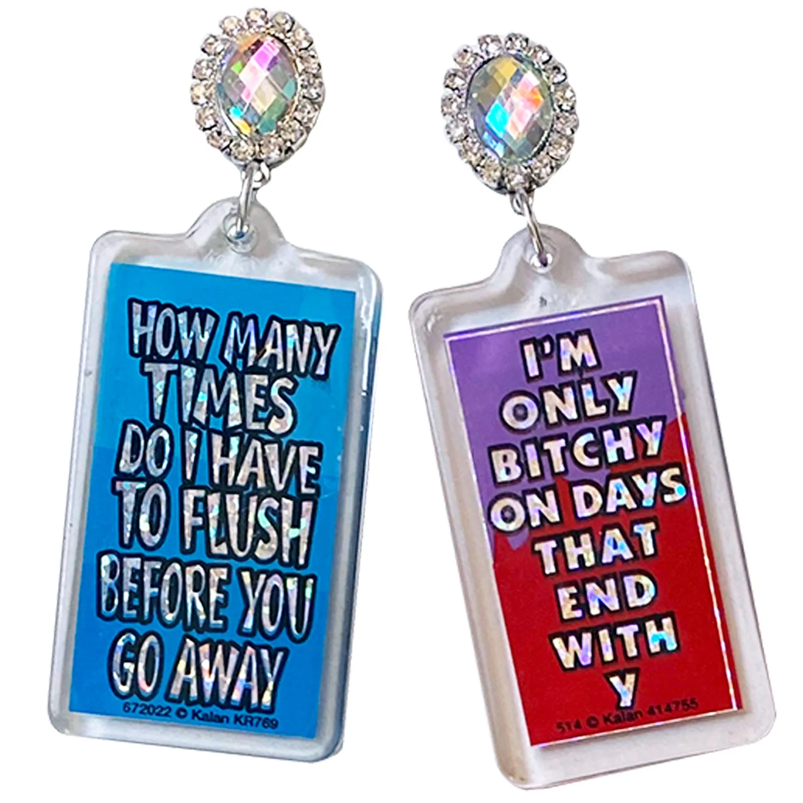 Go Away 80's Charm Earrings