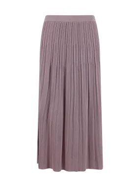 HALLIDAY RIB MIDI SKIRT