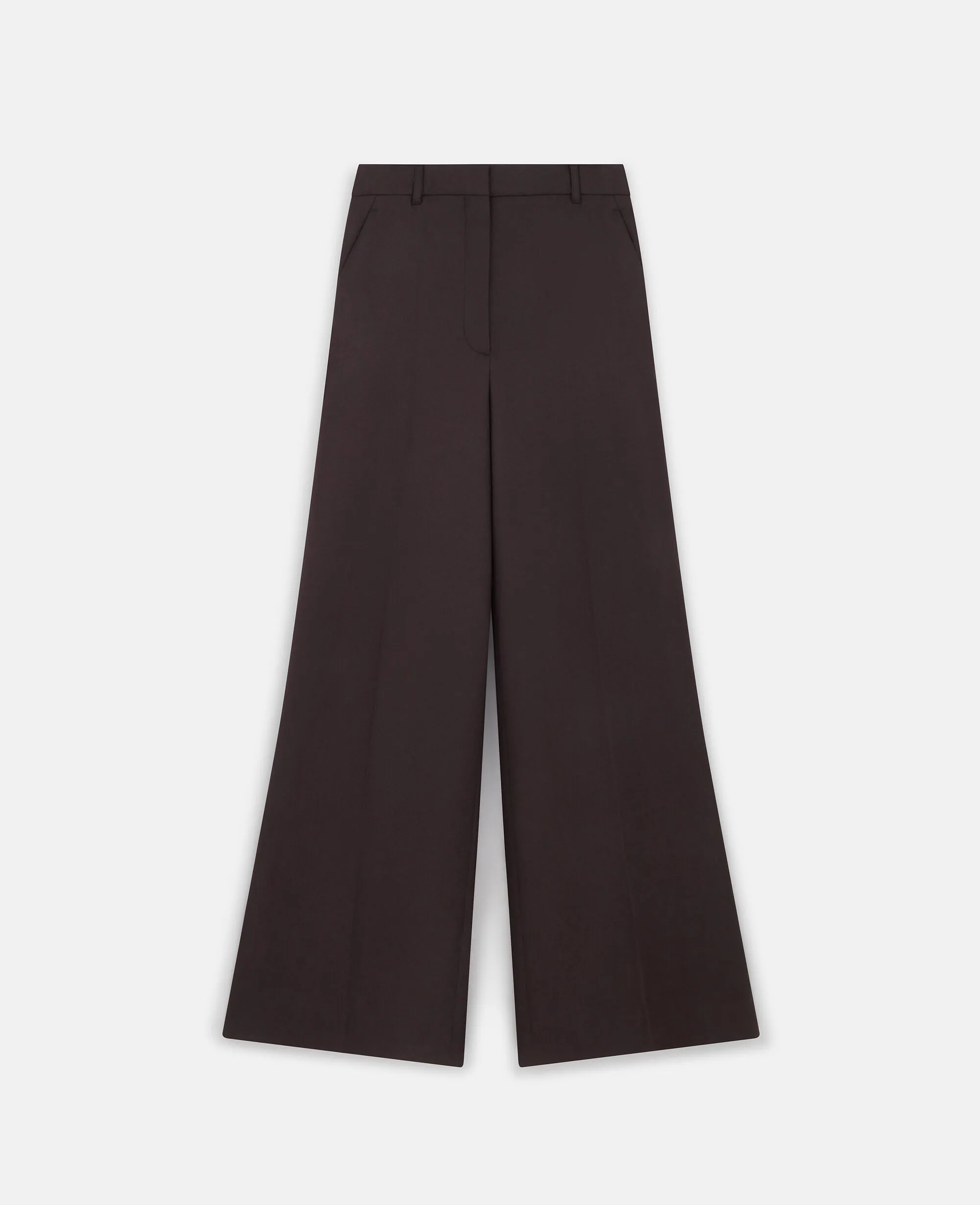 High-Rise Wide-Leg Wool Pants