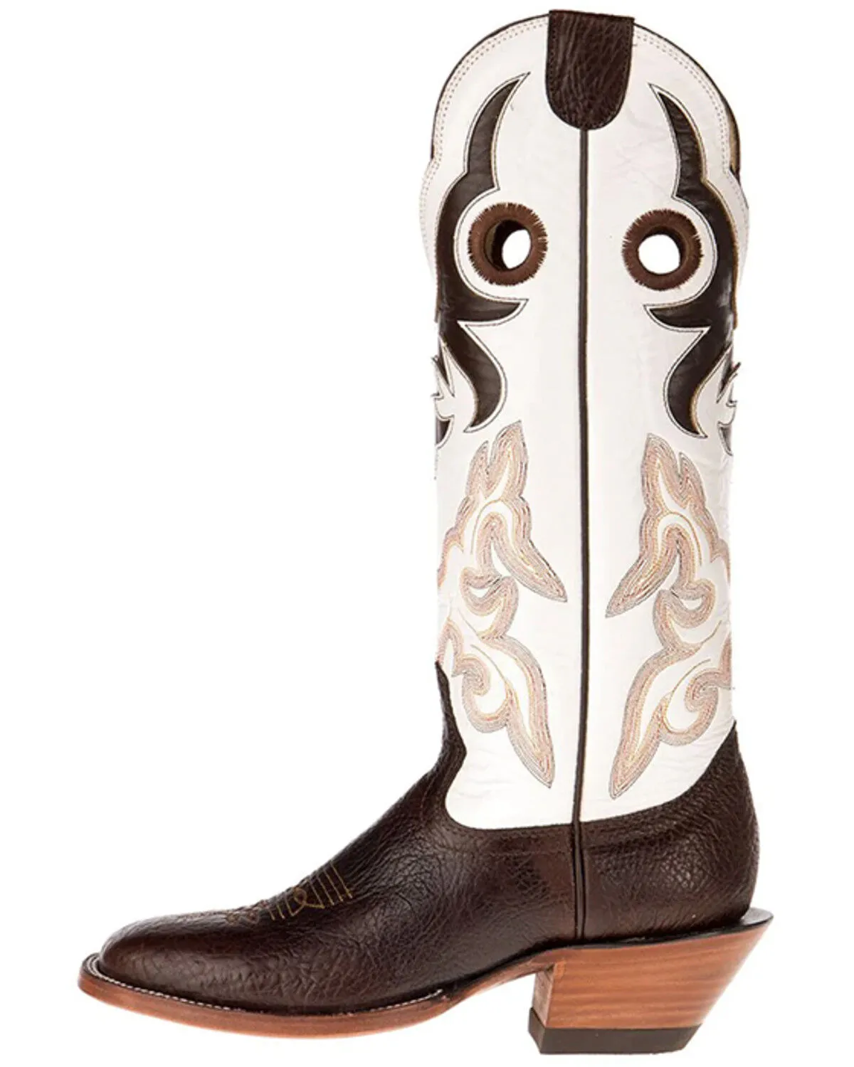 Hondo Boots Men's Spanish Shoulder Western Boots - Broad Square Toe