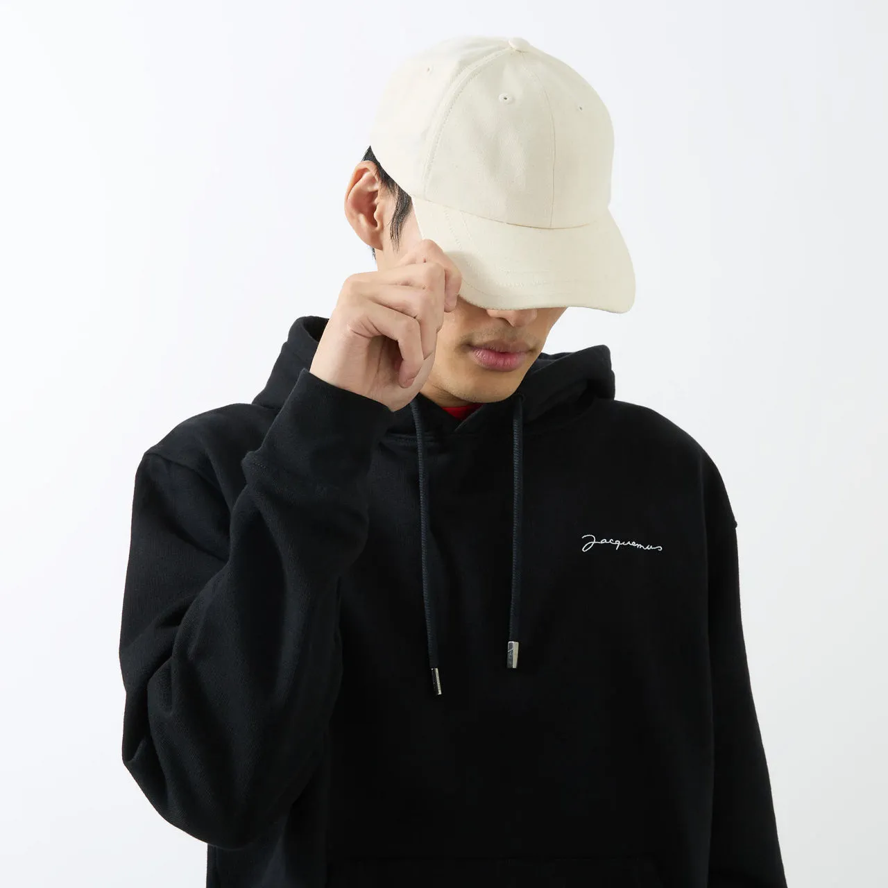 JACQUEMUS The Sustainable Edit Brode Logo Hoodie - Black