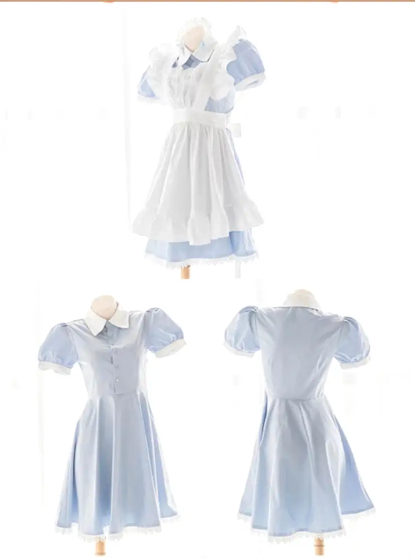 Japan anime maid dress set cosplay