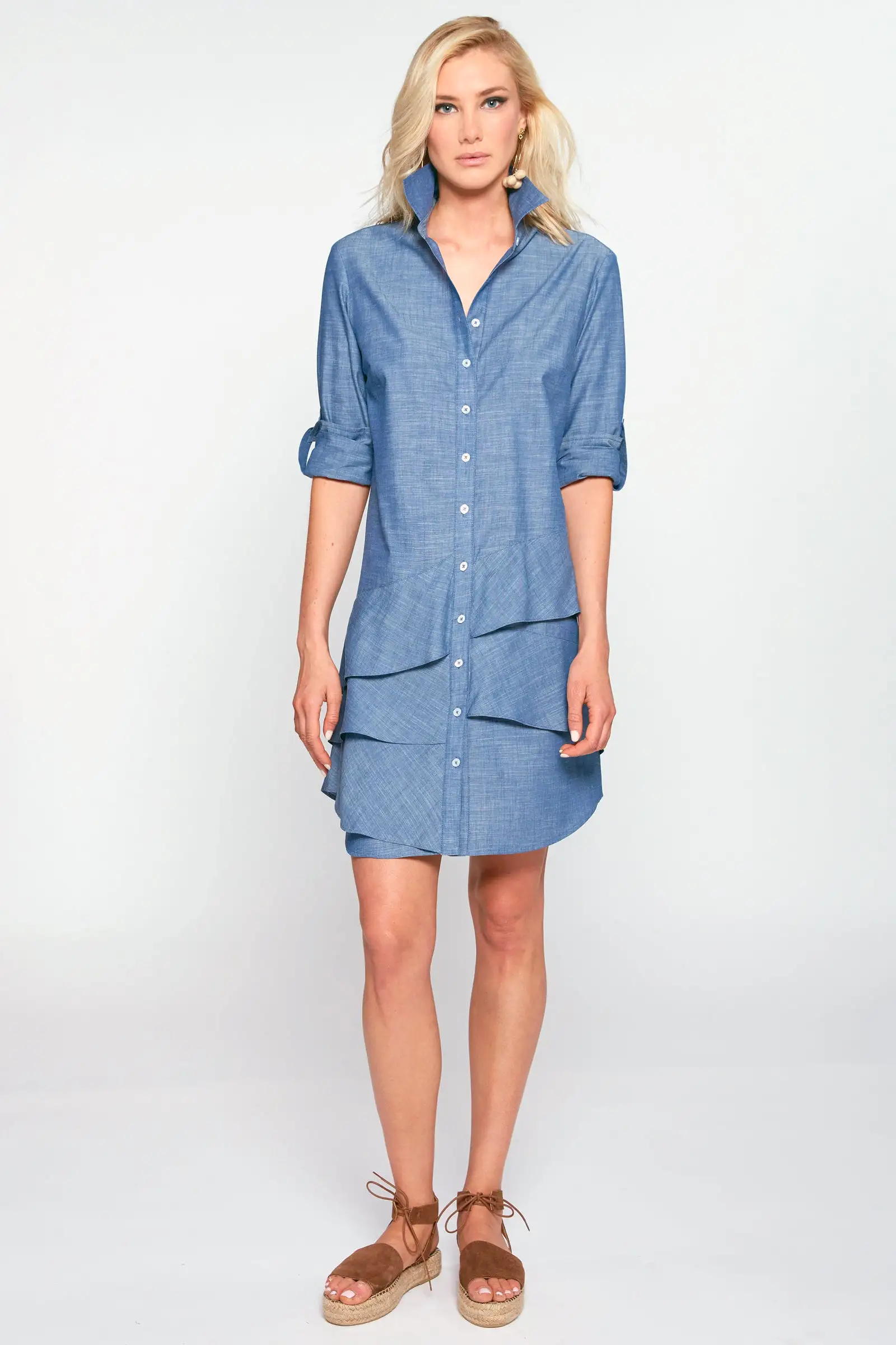 Jenna Shirt Dress Chambray - Webstore Exclusive