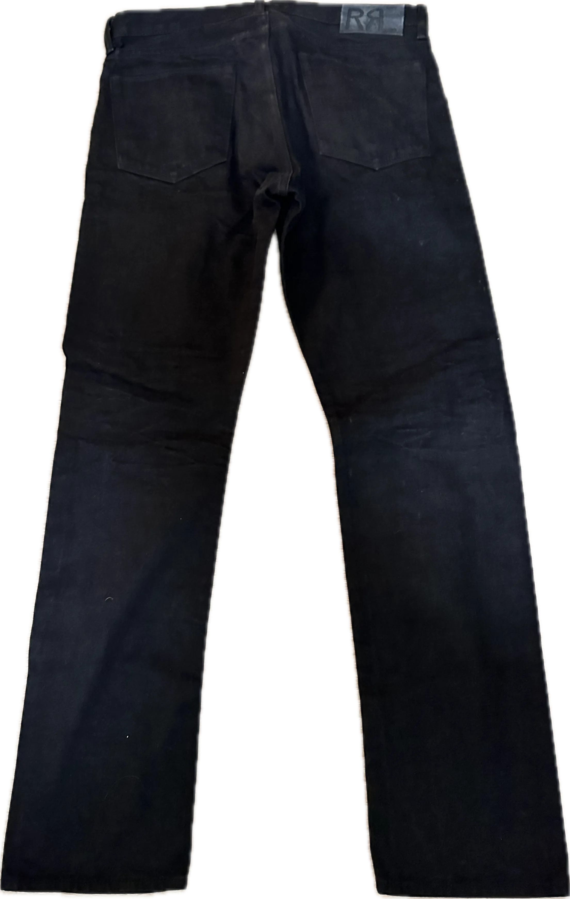 JUSTIFIED: Raylan's Black HERO RRL black Denim Jeans (33/32)