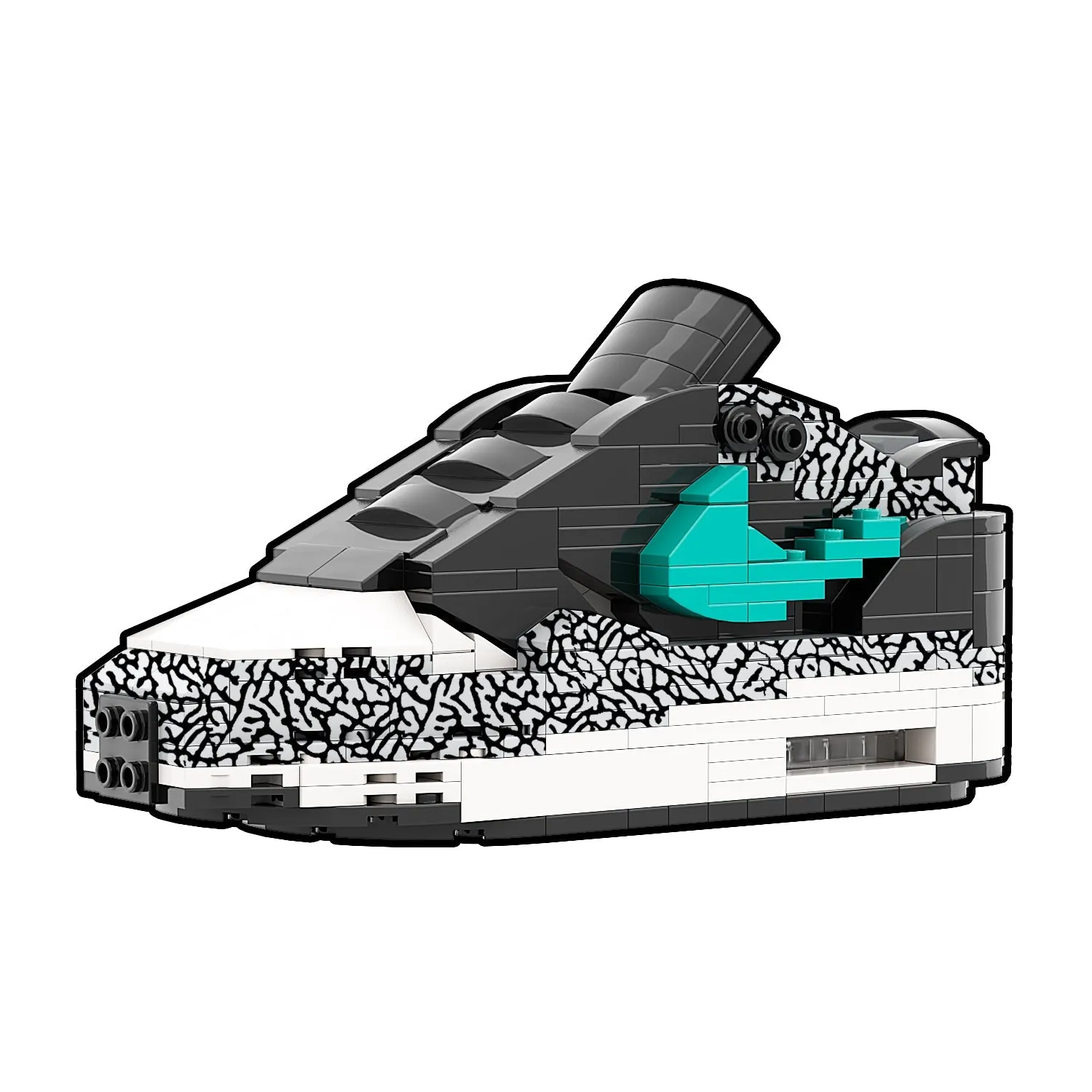 KICKSMINI Regular Air Max 1 Atmos Sneaker Bricks