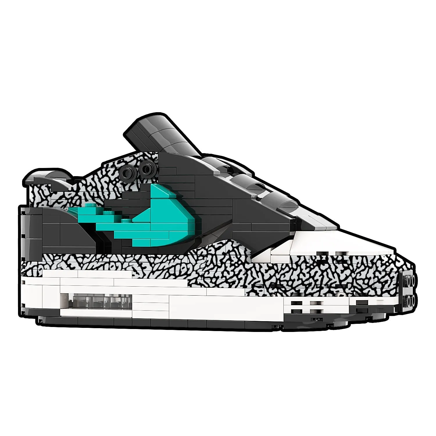 KICKSMINI Regular Air Max 1 Atmos Sneaker Bricks