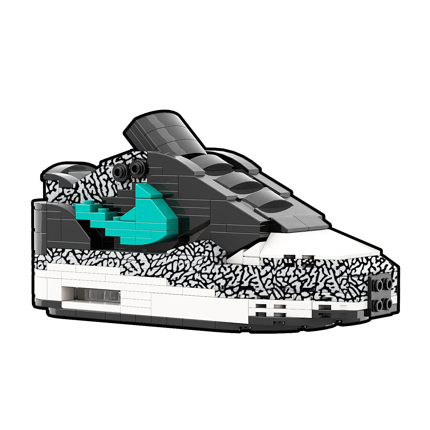 KICKSMINI Regular Air Max 1 Atmos Sneaker Bricks