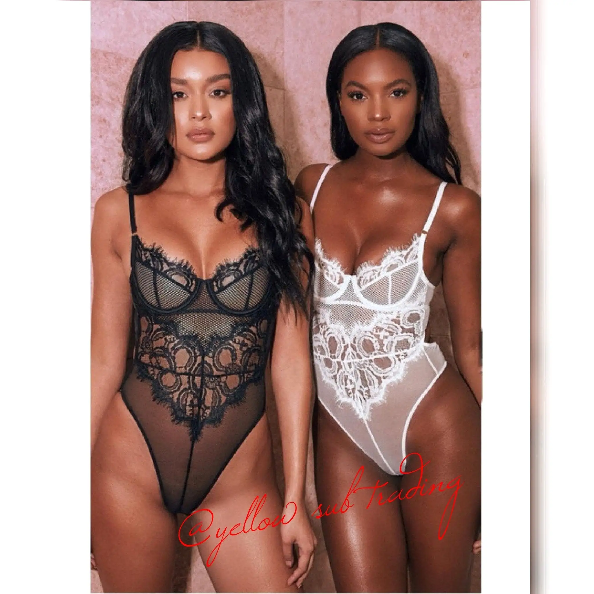 Lace Lingerie In Wear