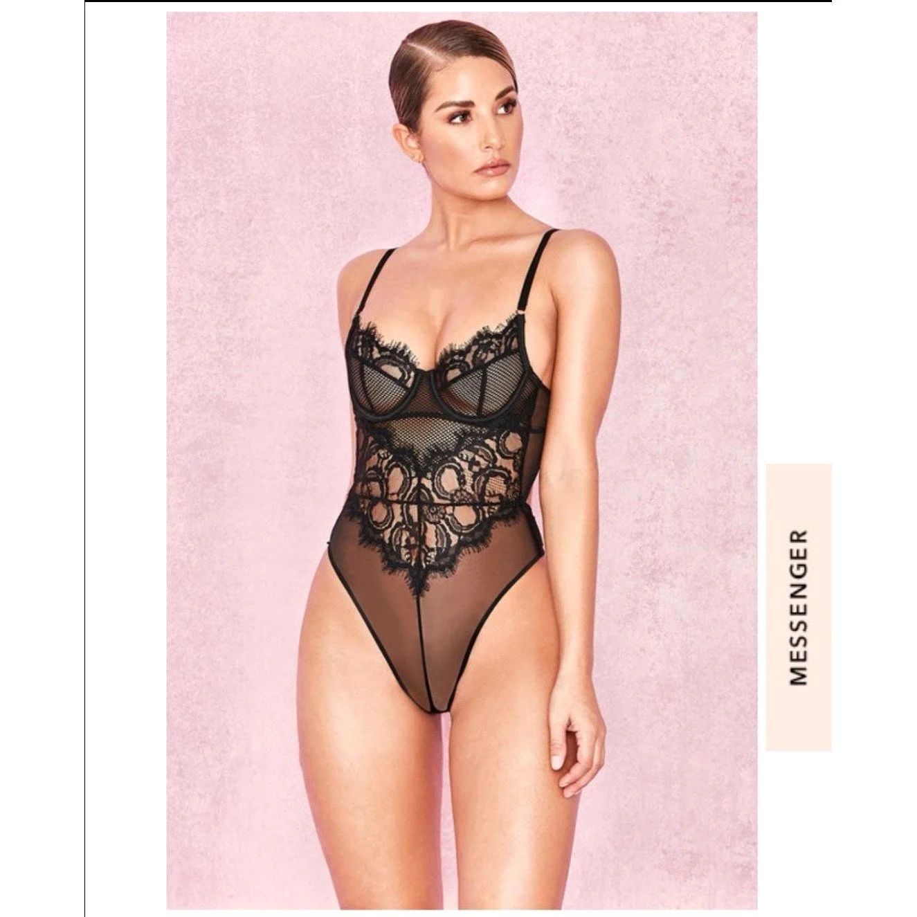 Lace Lingerie In Wear