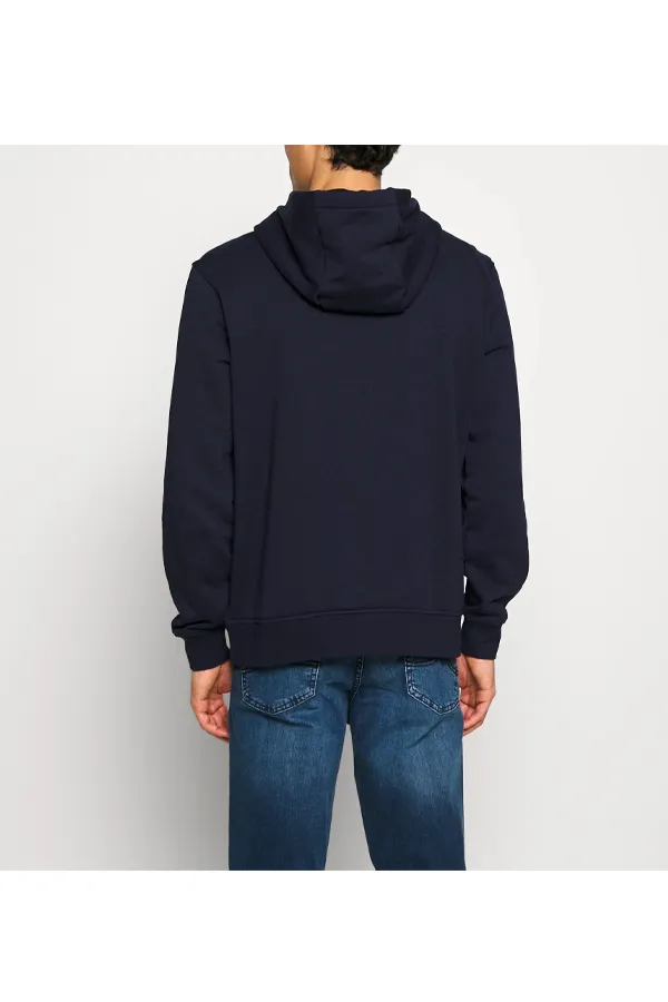 Lacoste Logo Hoodie Navy