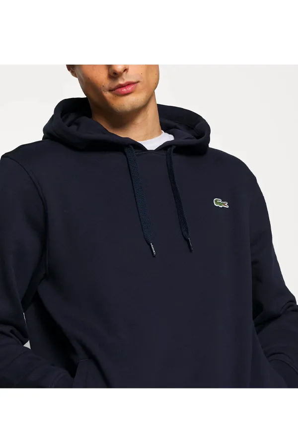 Lacoste Logo Hoodie Navy