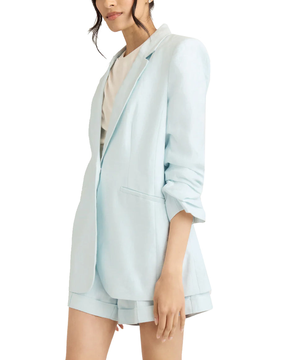 Linen Kylie Blazer (Glacial Blue)