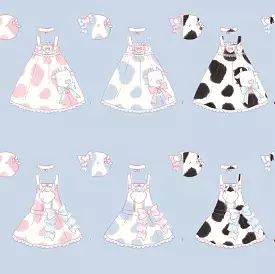 Little milk cake cute kawaii dress jsk/strap dress