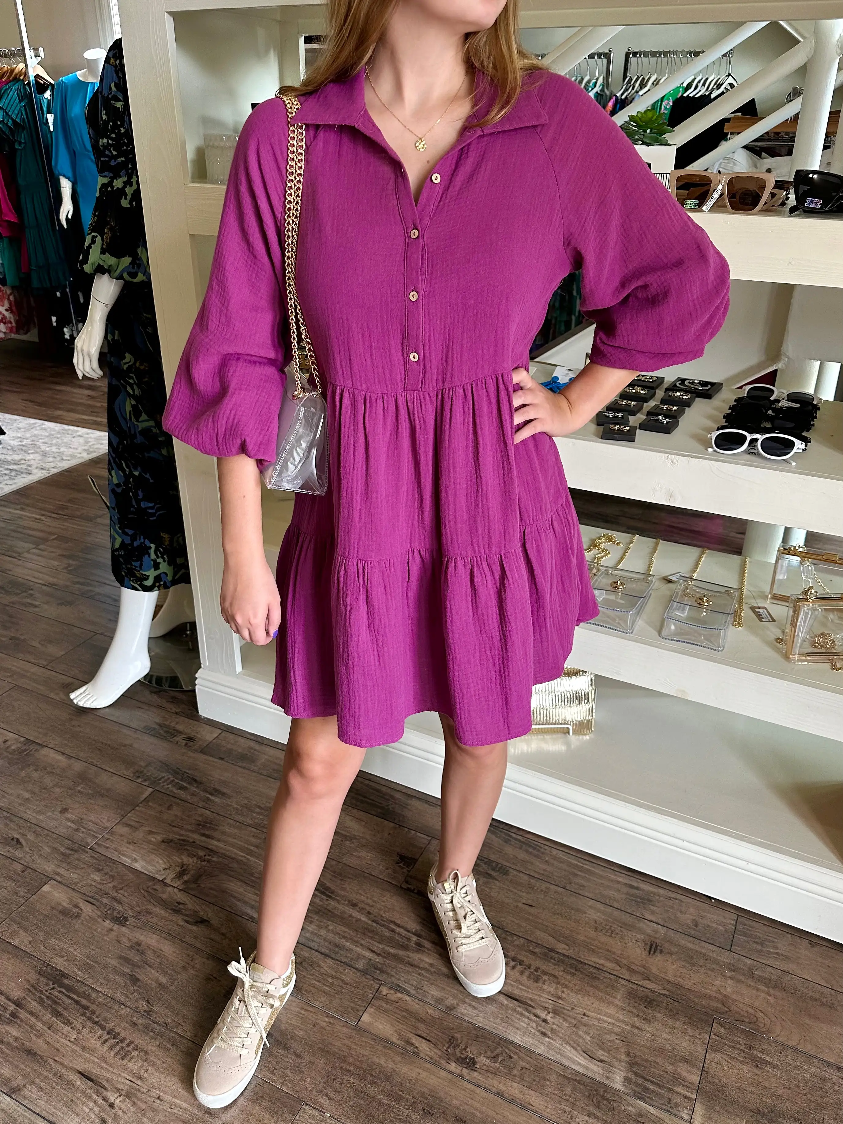 Long Sleeve Shirt Dress