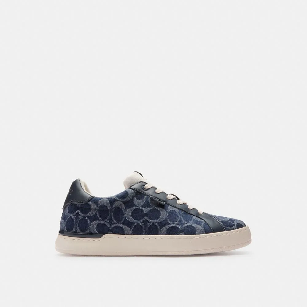 LOWLINE LOW TOP SNEAKER IN SIGNATURE DENIM